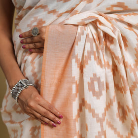Mercerised Cotton Handloom Pochampally Ikat Saree