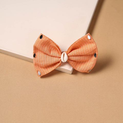 Mirror shell work women’s bow hair clip 10 - handcrafted