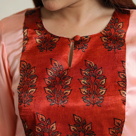 Buy Modal Silk Plain Long Straight Kurta 08 Online at iTokri.com