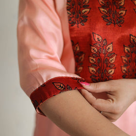 Buy Modal Silk Plain Long Straight Kurta 08 Online at iTokri.com