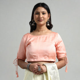 Buy Modal Silk Plain Stitched Blouse 