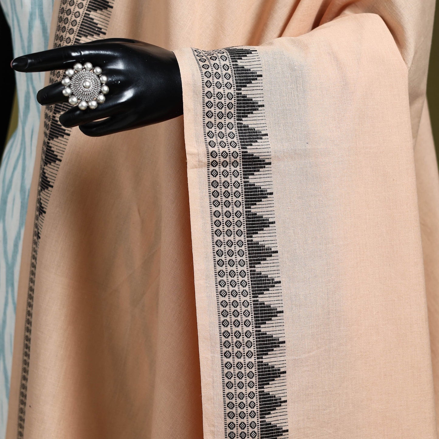 Odisha handloom cotton sambalpuri dupatta 04 - handcrafted