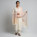  Phulia Bengal Jamdani Handloom Pure Cotton Dupatta Online at iTokri.com