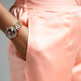  Plain Modal Silk Elasticated Pant 