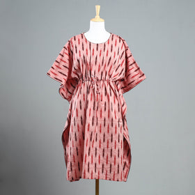 Buy Pochampally Ikat Cotton Kaftan with Tie-Up Waist Online at iTokri.com