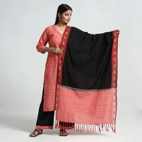 Buy Pochampally Ikat Weave Cotton Kurta with Palazzo & Dupatta Set Online l iTokri.com