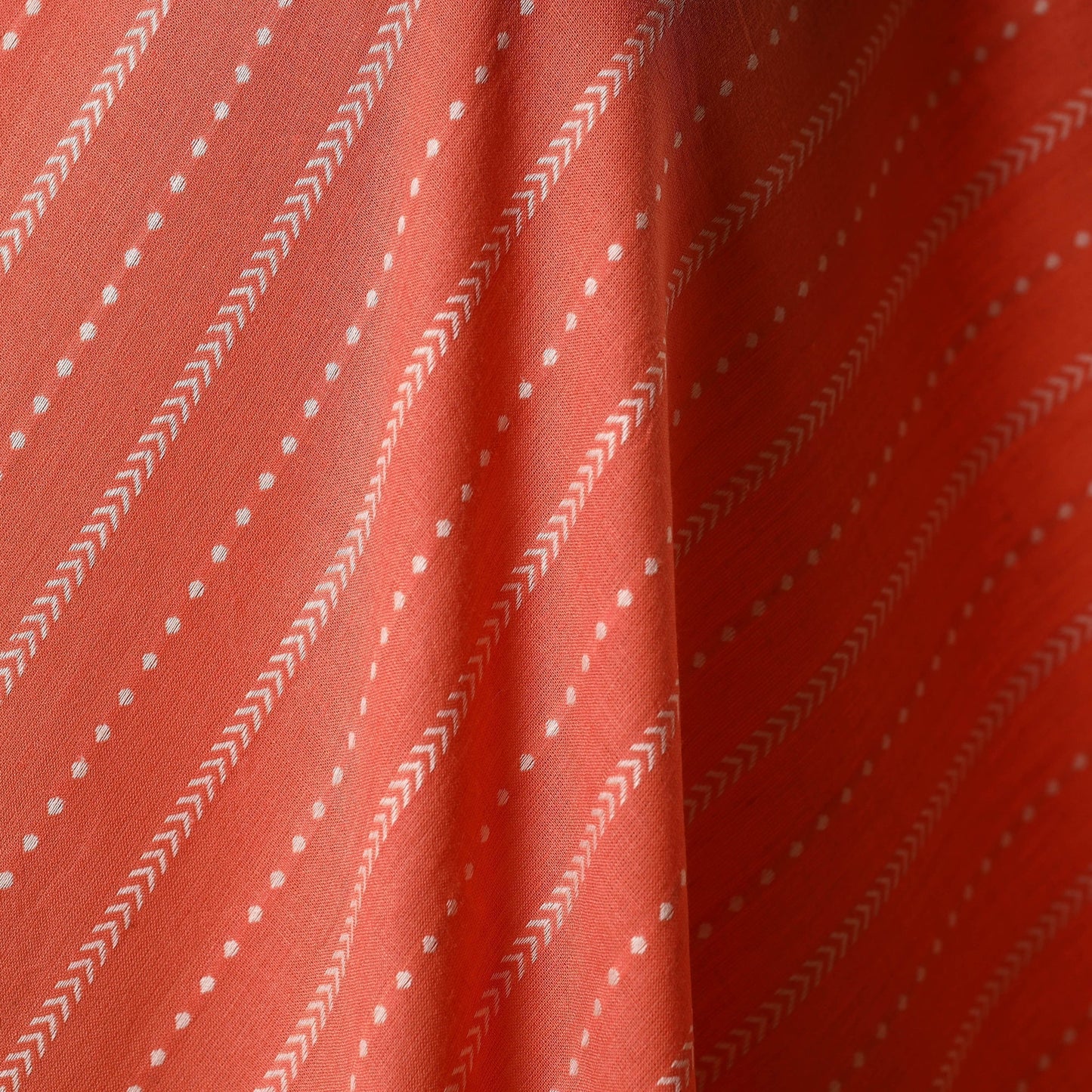 Prewashed cotton jacquard weave fabric 07 - handcrafted