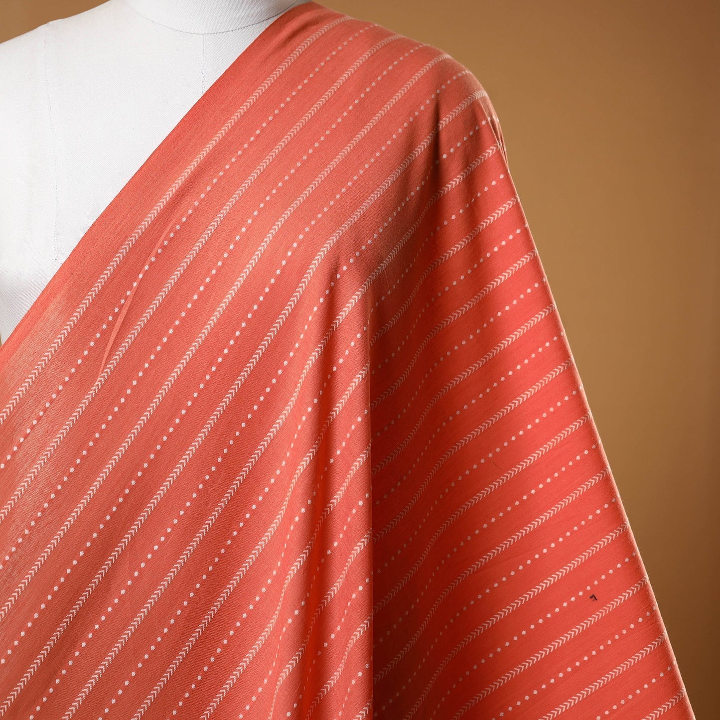 Prewashed cotton jacquard weave fabric 07 - handcrafted