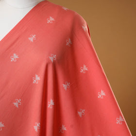 Peach - prewashed cotton jacquard weave fabric 16