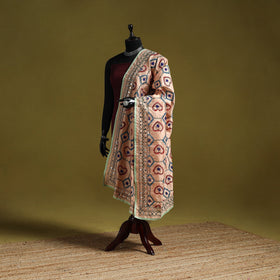 Ranihati chapa work chanderi silk hand embroidery dupatta