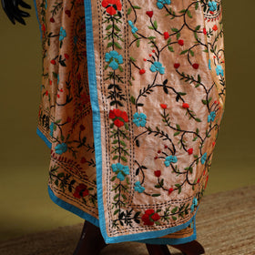 Ranihati chapa work chanderi silk hand embroidery dupatta