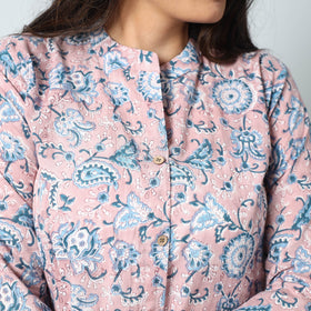 Buy Sanganeri Block Printed Cotton Long Kurta Online l iTokri.com