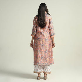 Sanganeri Kurta with Palazzo & Dupatta Set