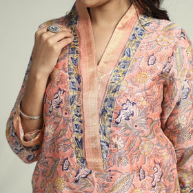 Sanganeri Kurta with Palazzo & Dupatta Set