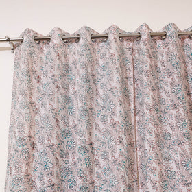 Sanganeri Block Print Pure Cotton Door Curtain 
