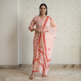  Sanganeri Block Print Suit Set Shop Now Online in India