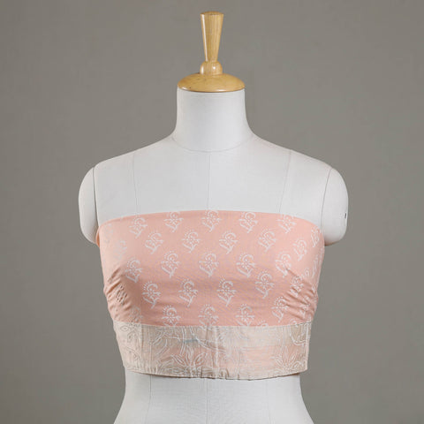 Buy Sanganeri Block Printed Cotton Blouse Piece 