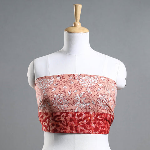 Buy Sanganeri Block Printed Cotton Blouse Piece 