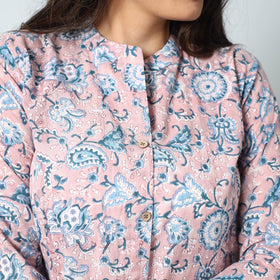 Buy Sanganeri Block Printed Cotton Long Kurta Online l iTokri.com