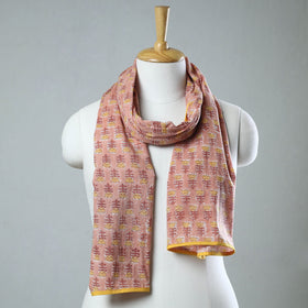  Sanganeri Block Printed Cotton Stole 04 