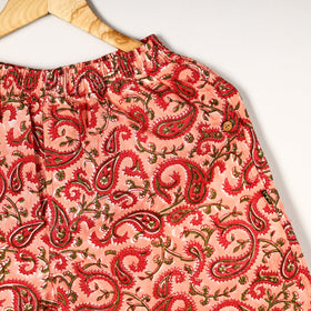  Sanganeri Block Printed Cotton Unisex Boxer/Shorts 