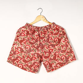  Sanganeri Block Printed Cotton Unisex Boxer/Shorts 