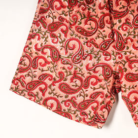  Sanganeri Block Printed Cotton Unisex Boxer/Shorts 