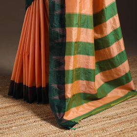 Silk ilkal saree with temple border 13 - handcrafted
