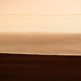 Peach - single handloom cotton bed sheet (90 x 60 in) 66