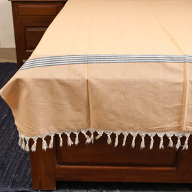 Peach - single handloom cotton bed sheet (90 x 60 in) 66
