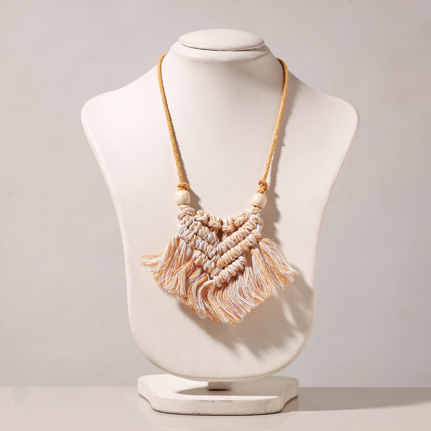  Thread Work Handmade Macrame Necklace 
