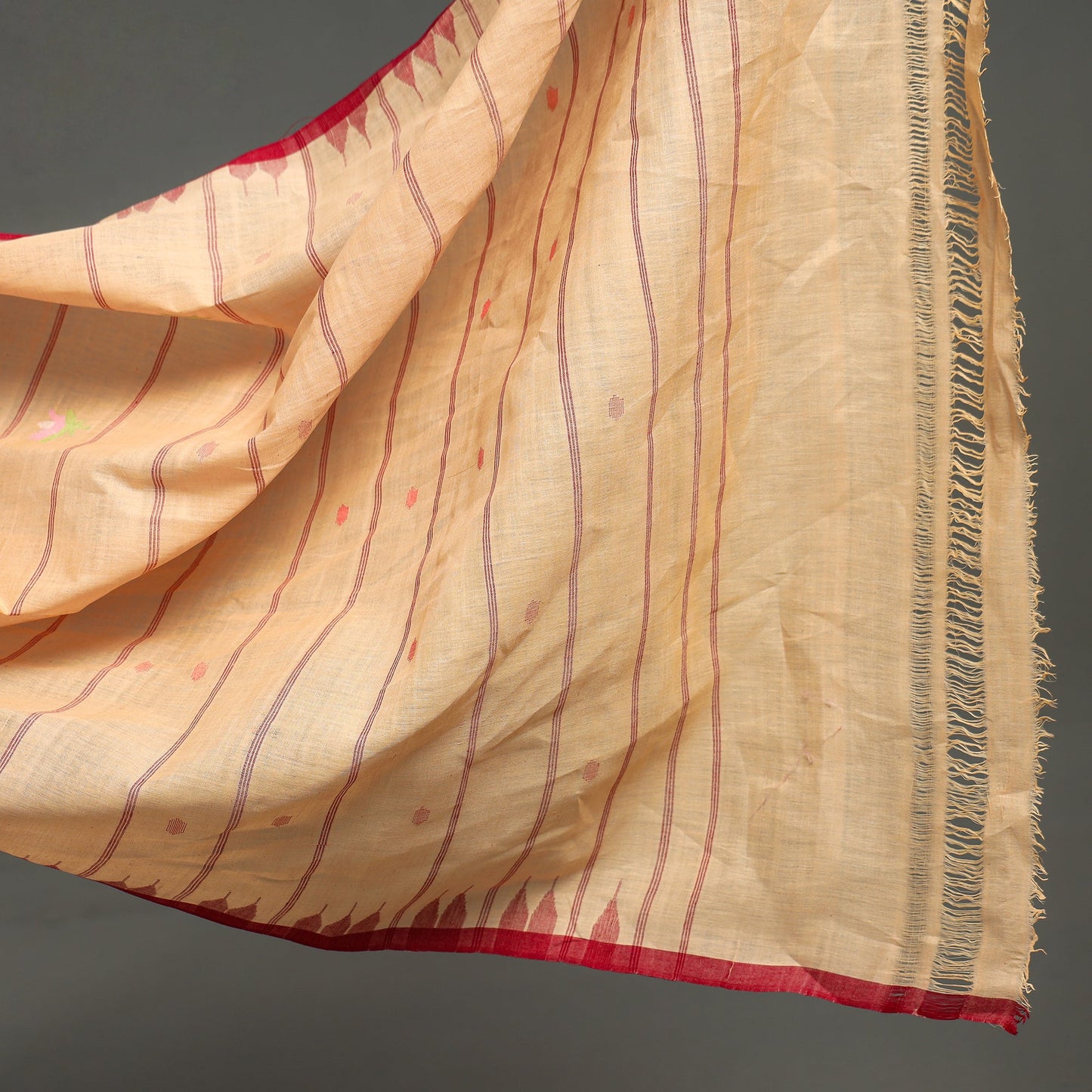  Traditional Moirangphee Manipuri Pure Handloom Cotton Saree 