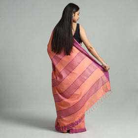  Vidarbha Bamboo Tussar Cotton Dobby Border Handloom Saree 07 Online 