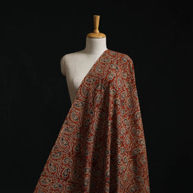 Pedana block print natural dyed cotton kalamkari fabric 02