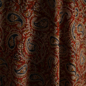 Pedana block print natural dyed cotton kalamkari fabric 02