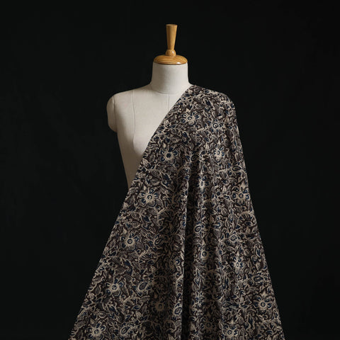 Pedana block print natural dyed cotton kalamkari fabric 03