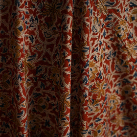Pedana block print natural dyed cotton kalamkari fabric 07
