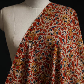 Pedana block print natural dyed cotton kalamkari fabric 07