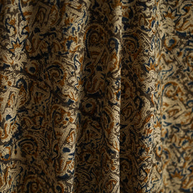 Pedana block print natural dyed cotton kalamkari fabric 10