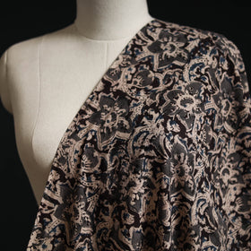 Pedana block print natural dyed cotton kalamkari fabric 11