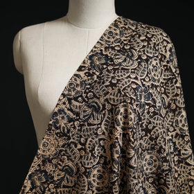 Pedana block print natural dyed cotton kalamkari fabric 13