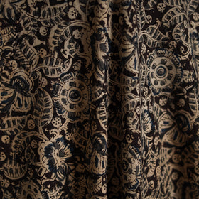 Pedana block print natural dyed cotton kalamkari fabric 13