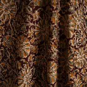 Pedana block print natural dyed cotton kalamkari fabric 14