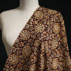 Pedana block print natural dyed cotton kalamkari fabric 14