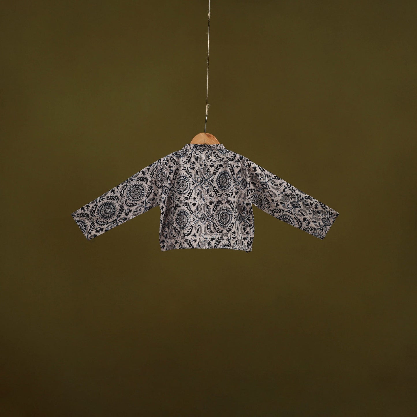 Pedana cotton natural dyed kalamkari readymade blouse 01