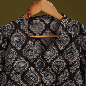 Pedana cotton natural dyed kalamkari readymade blouse 02