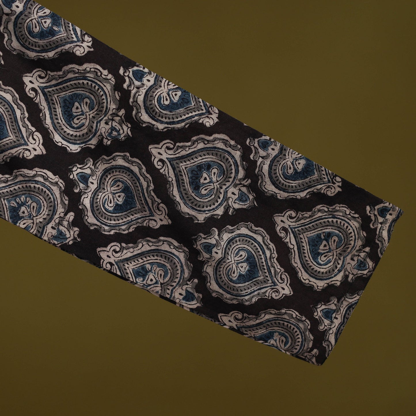 Pedana cotton natural dyed kalamkari readymade blouse 02