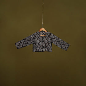 Pedana cotton natural dyed kalamkari readymade blouse 02