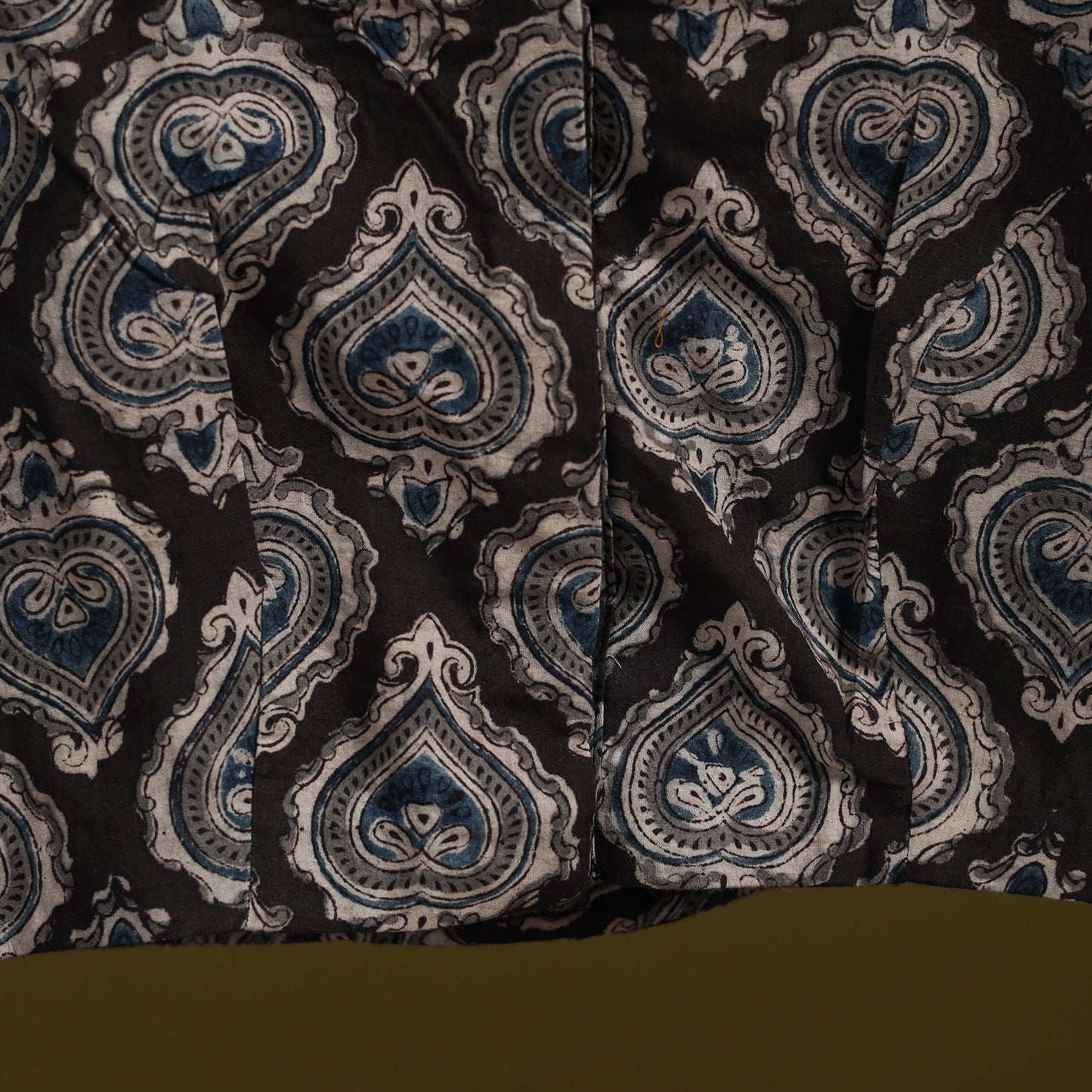 Pedana cotton natural dyed kalamkari readymade blouse 02