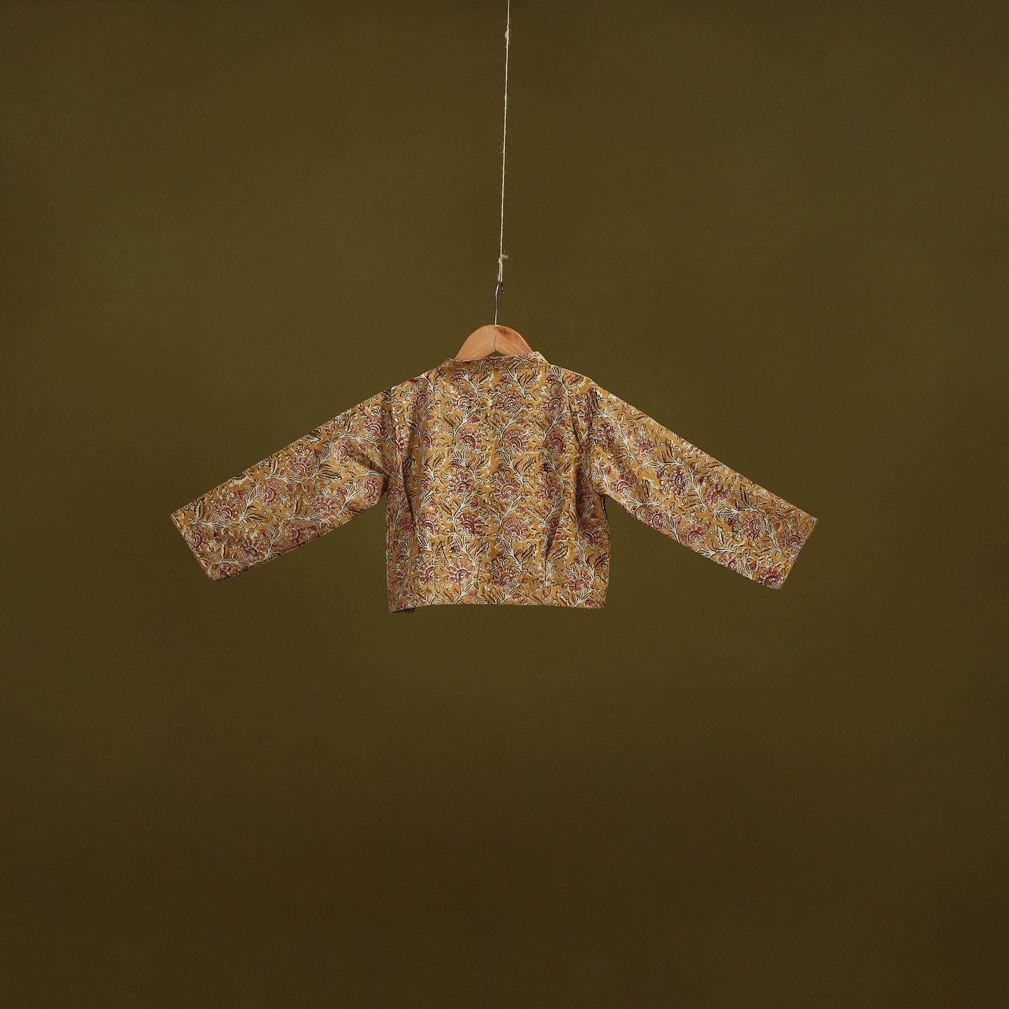 Pedana cotton natural dyed kalamkari readymade blouse 04